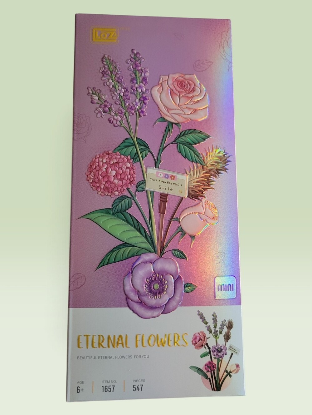 LOZ Mini Building Blocks Eternal Flowers Set #1657 Floral Bouquet